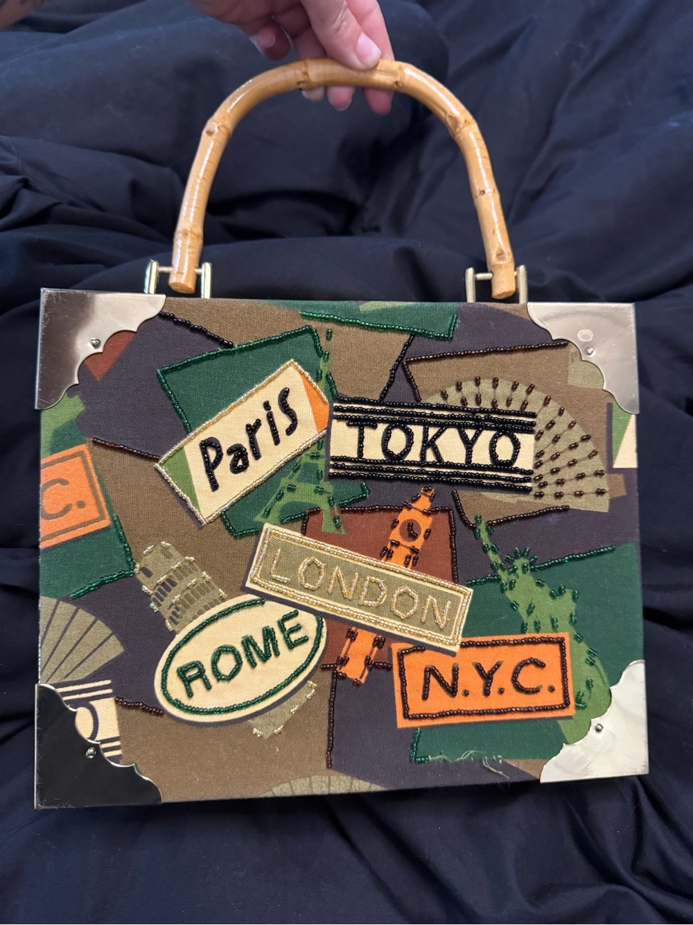 Romeo Roma vintage cigar box purse.